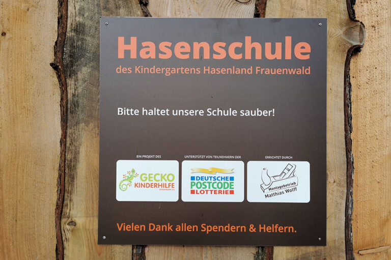 Hasenschule im Lieblingswald, Frauenwald  © Ilmenau kreativ erleben
